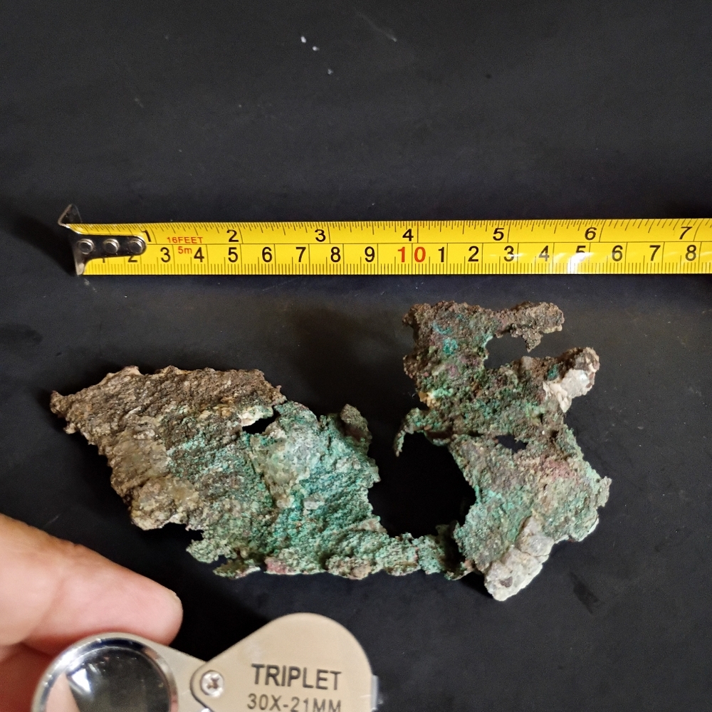 Upper Peninsula Michigan Native Copper Specimen Including Quartz - Picture 10 of 16